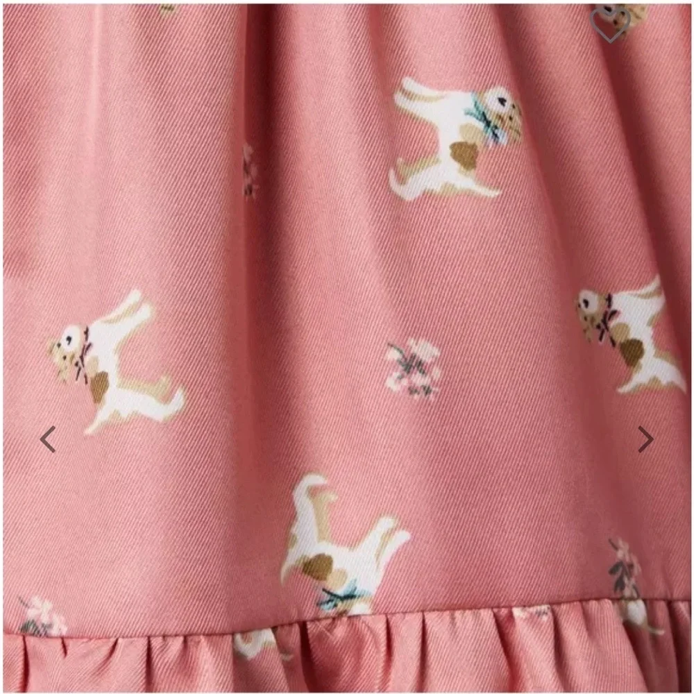 Janie and Jack size 8 Girls' Pink Ruffled Collar Tiered Dress Sz 8
